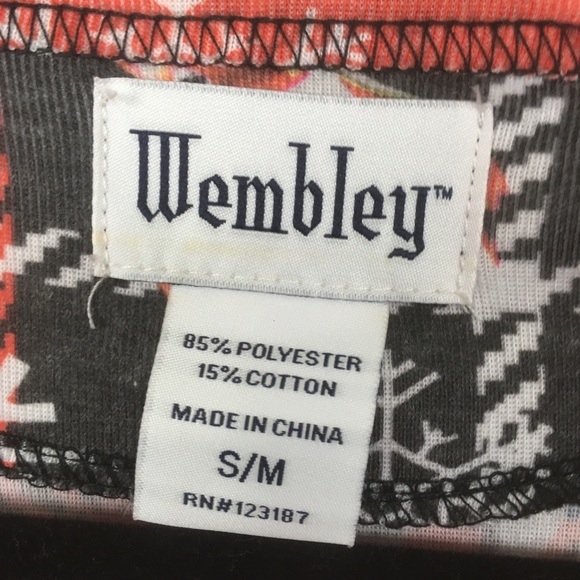 Wembley deer Santa one piece Christmas pajamas - Picture 3 of 7